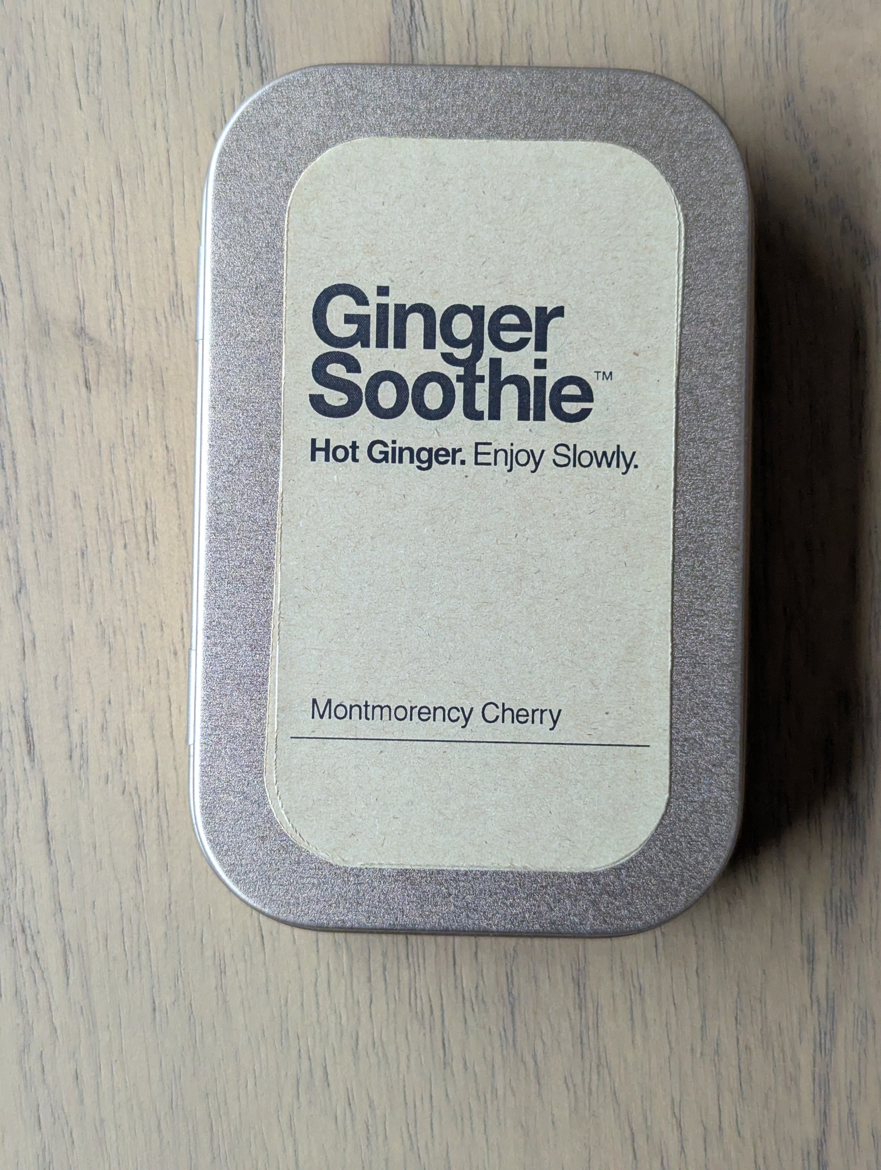 Ginger Soothie Carry Tin | 2 Wraps / 16 Cubes