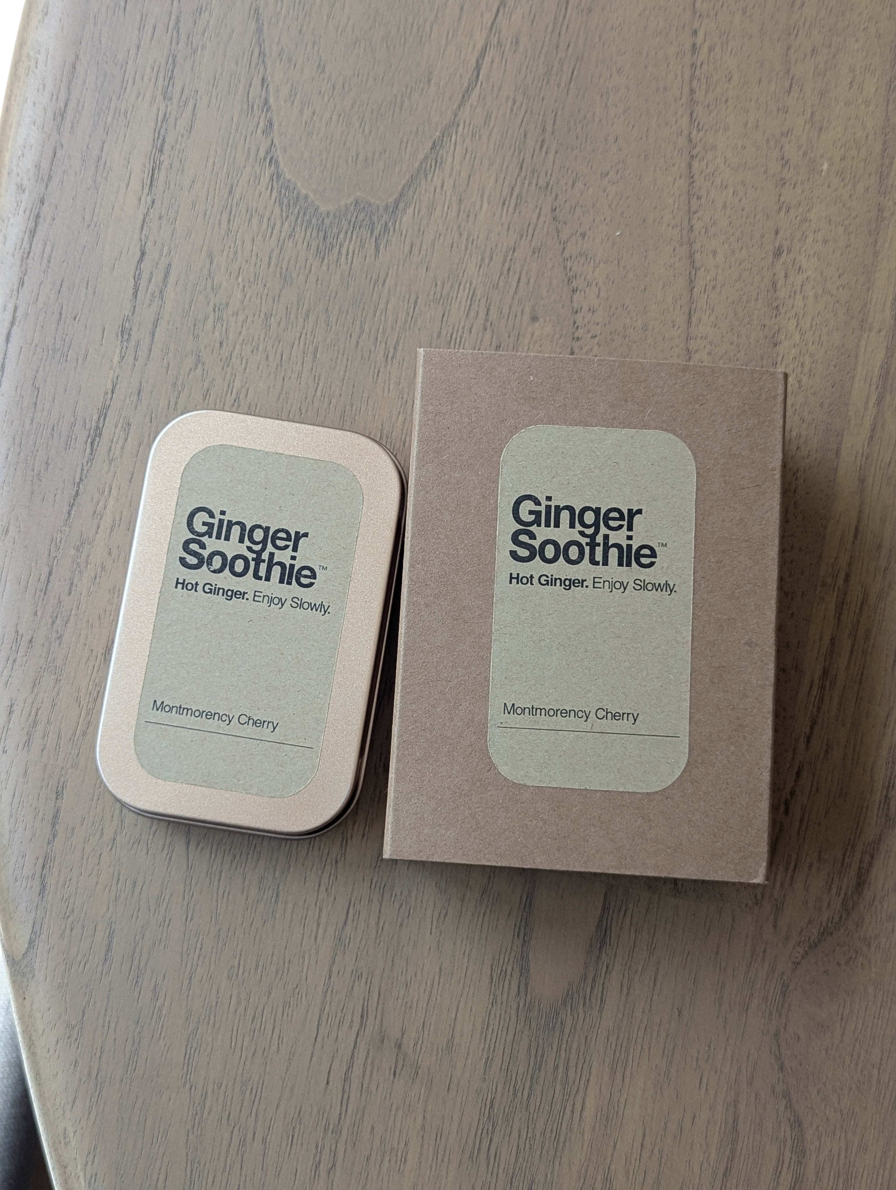 Ginger Soothie Monthly Ritual  |  Carry Tin + Refill Box  |  8 Wraps / 64 Cubes