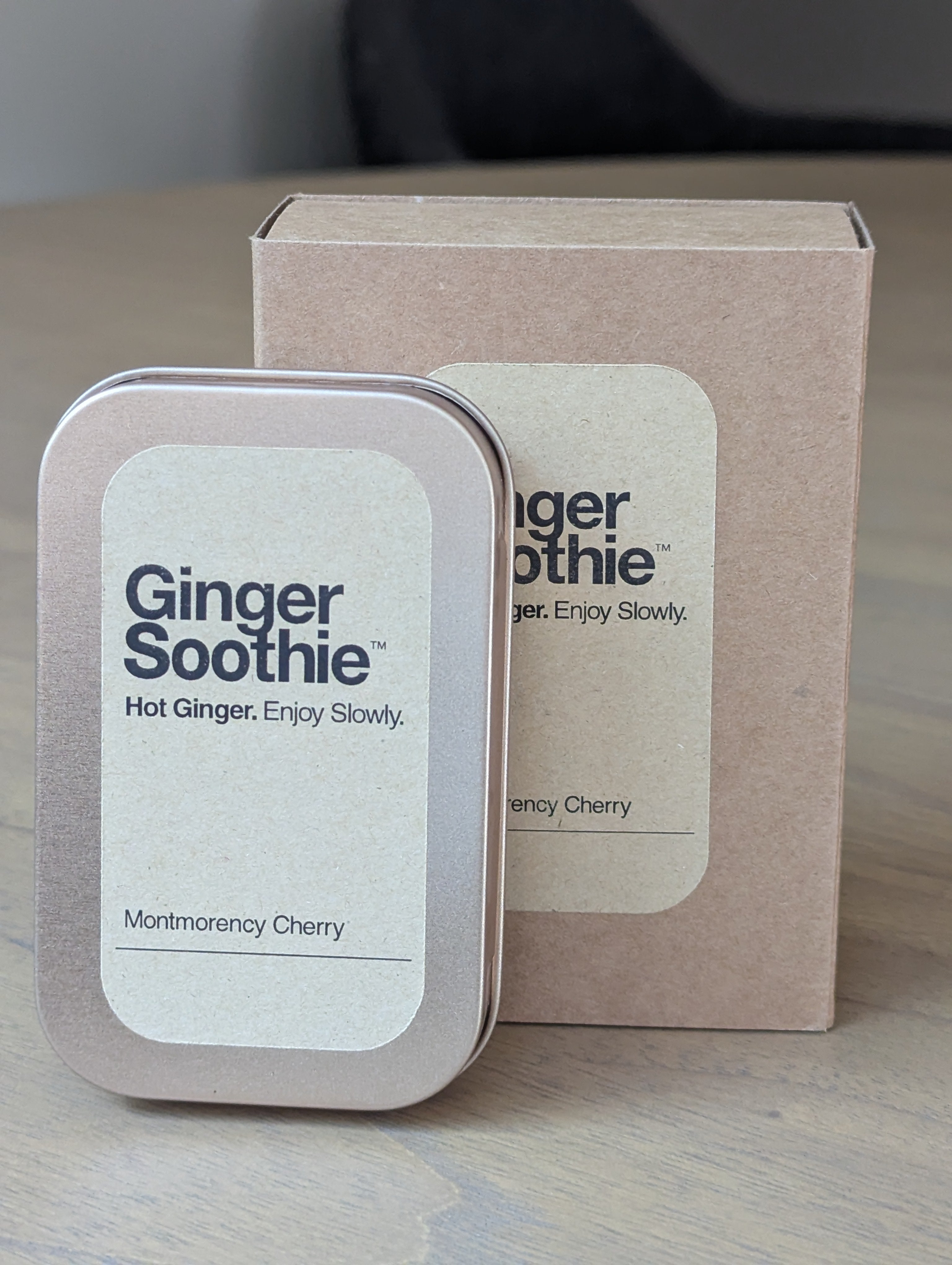 Ginger Soothie Monthly Ritual  |  Carry Tin + Refill Box  |  8 Wraps / 64 Cubes