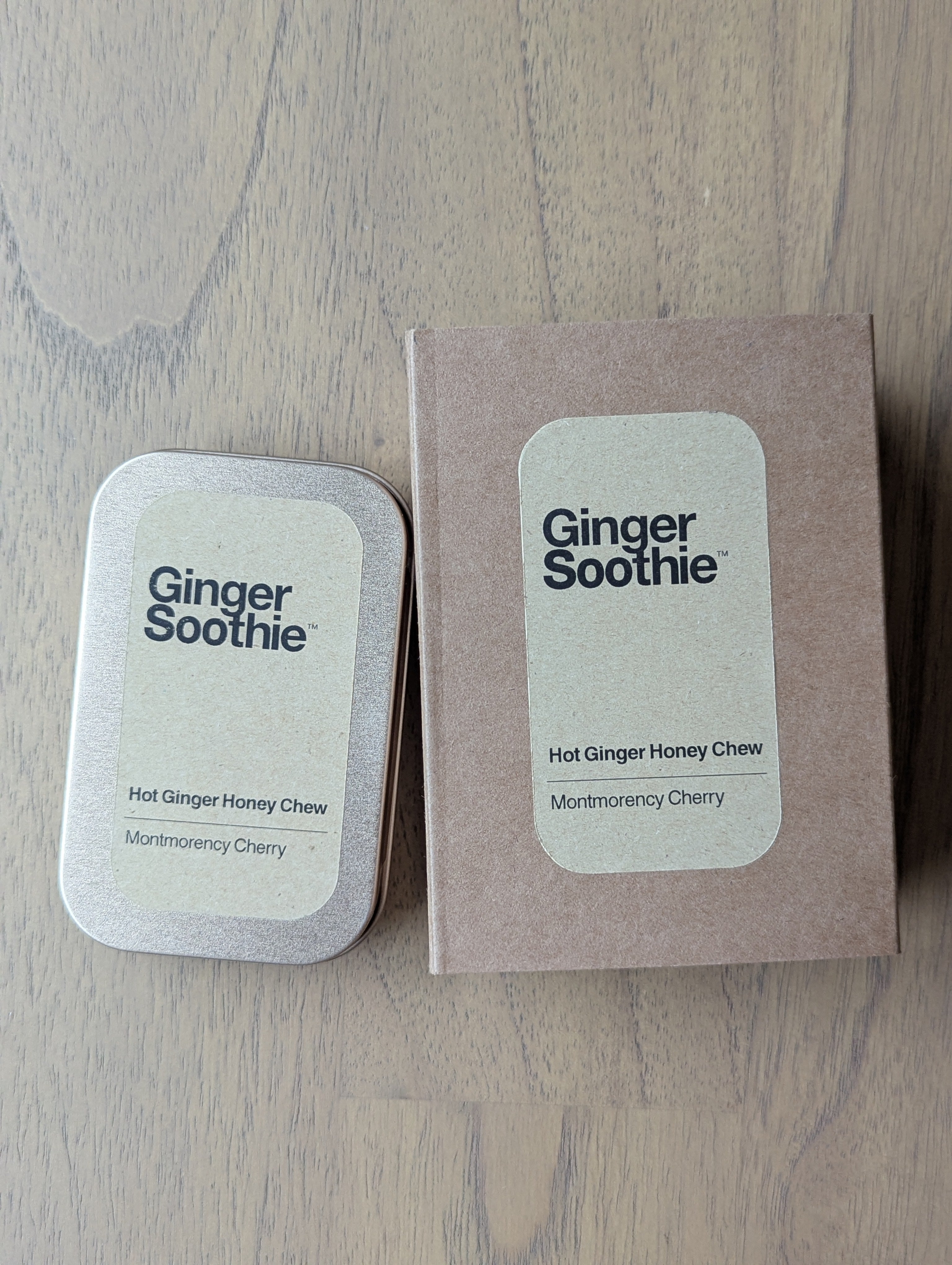 Ginger Soothie - Monthly Ritual / Carry Tin + Refill Box 8 Wraps / 64 Cubes
