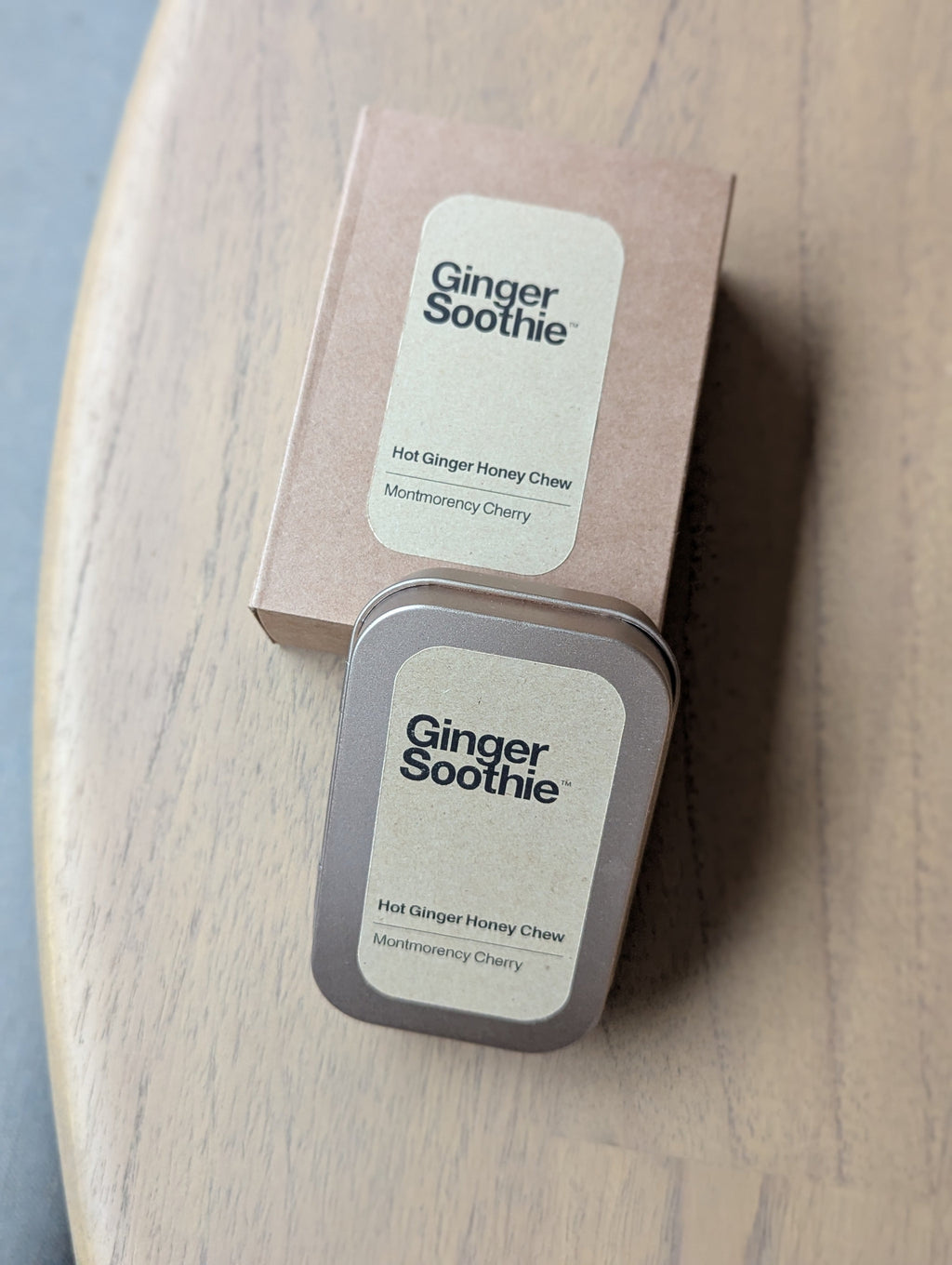 Ginger Soothie - Monthly Ritual / Carry Tin + Refill Box 8 Wraps / 64 Cubes
