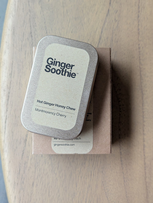 Ginger Soothie - Monthly Ritual / Carry Tin + Refill Box 8 Wraps / 64 Cubes